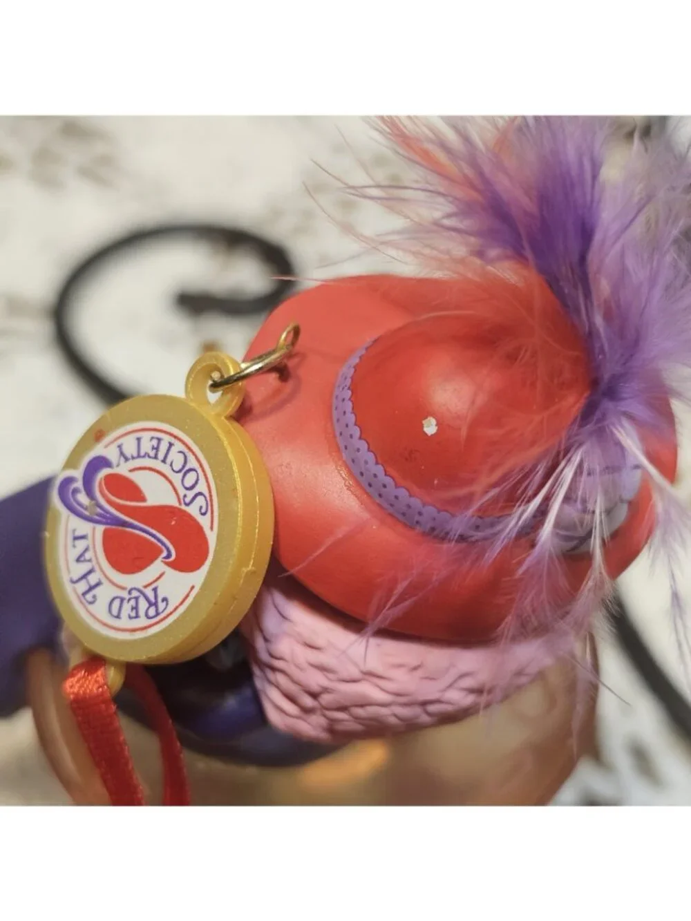 Red Hat Lady Purple Dress 2014 Danbury Mint 